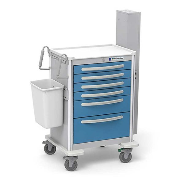 6 Drawer Difficult Airway Cart with Add-Ons