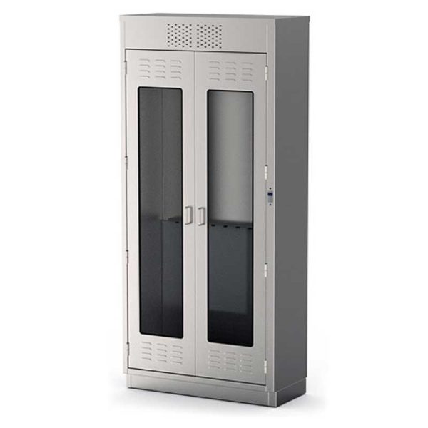 Glass Vented Supply Cabinet