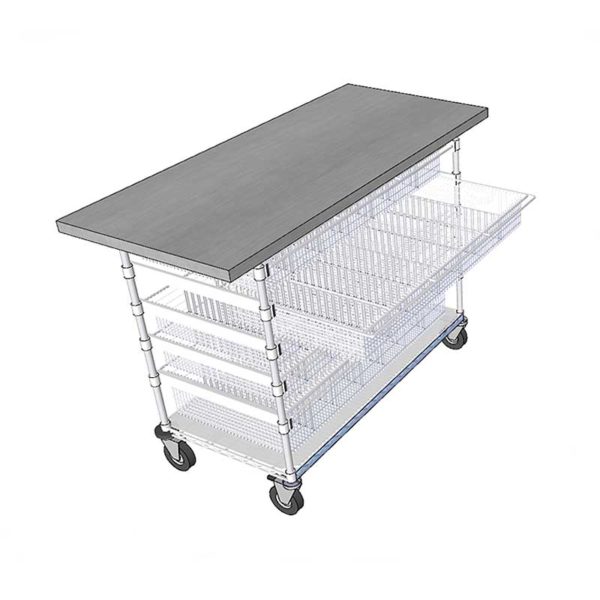 Suture Cart with Drawers