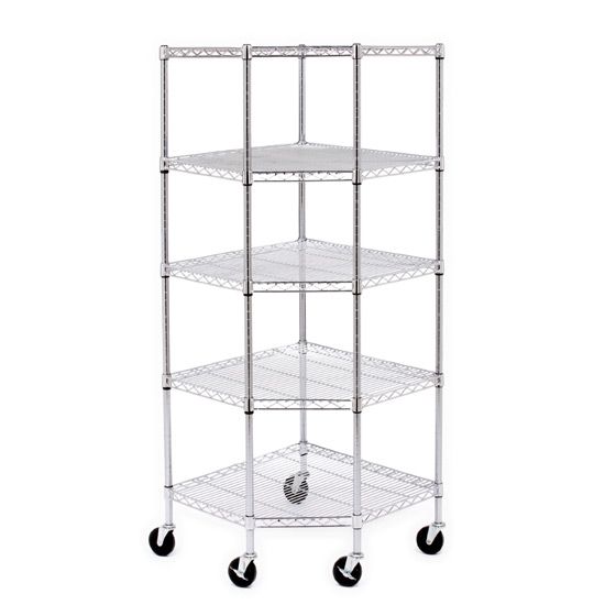 Five Sided Wire Shelving Unit 24 X 42, Wire Shelving Standards